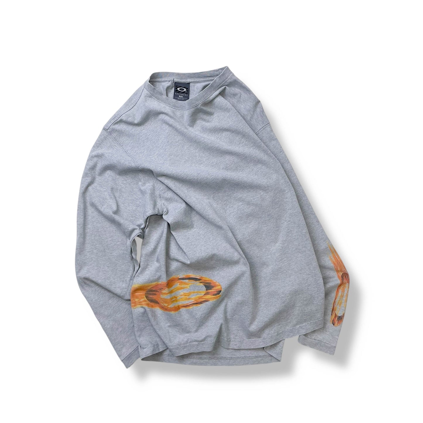 Vintage Oakley Software Flame Long Sleeve T (XL)