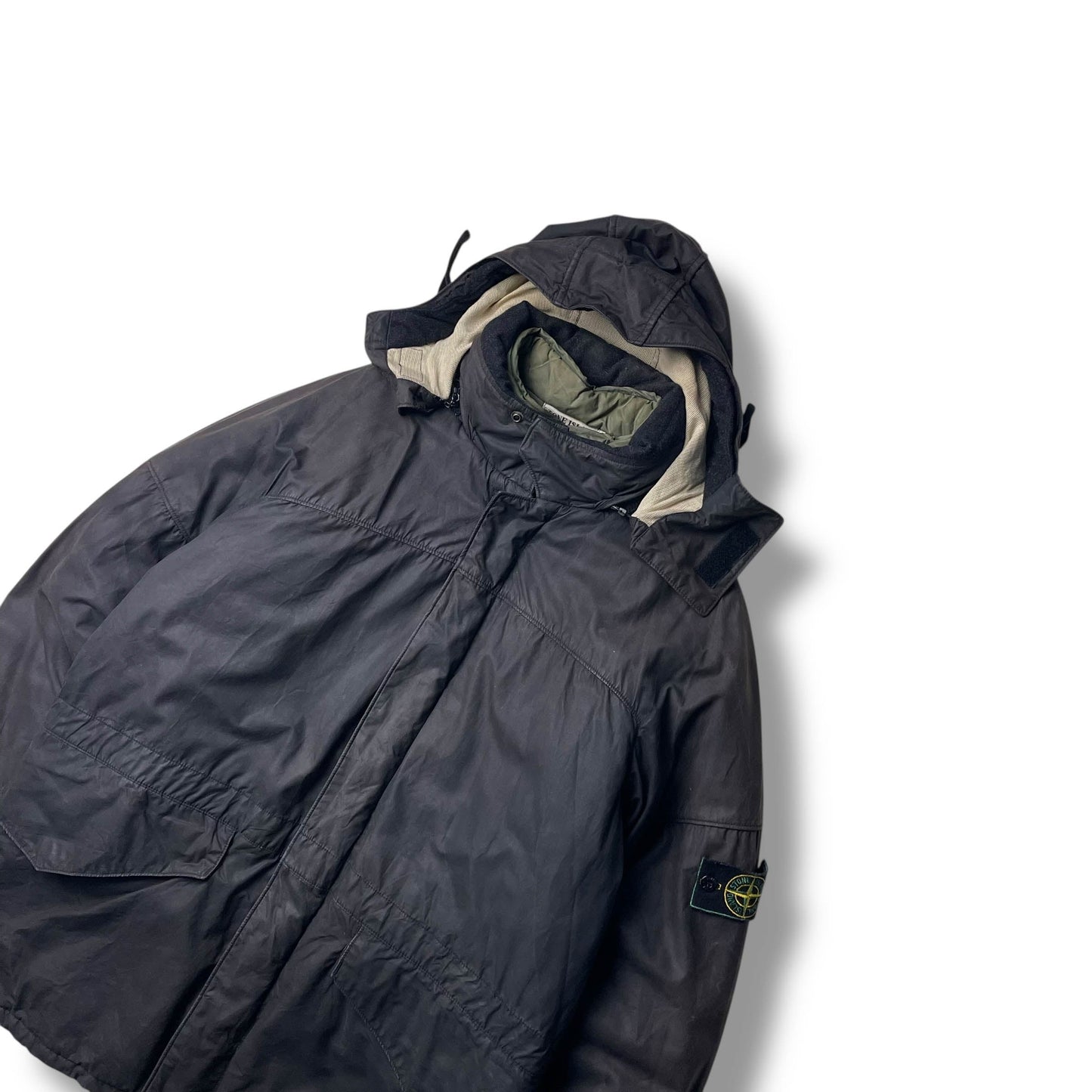 Vintage Stone Island Waxed Cotton Jacket (M)