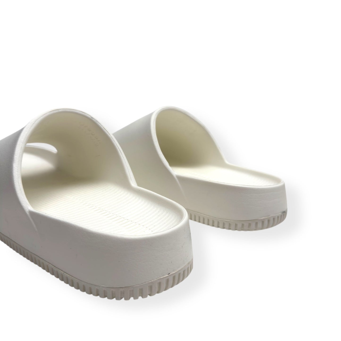 NIKE CALM SLIDES WHITE UK11 | UK 11, White
