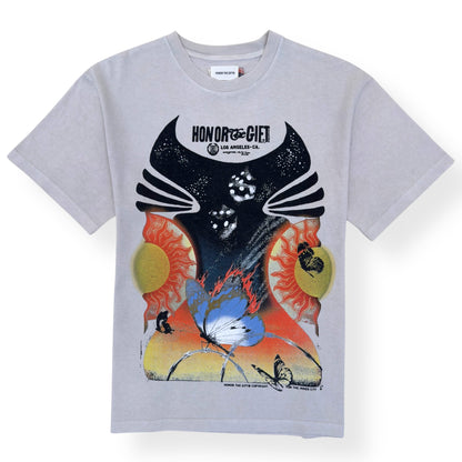 HONOR THE GIFT HIGHER POWER T-SHIRT PIGMENT M | Medium, Grey