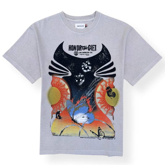HONOR THE GIFT HIGHER POWER T-SHIRT PIGMENT M | Medium, Grey