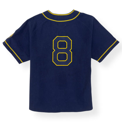 AIMÈ LEON DORE X MITCHELL & NESS TEAM BASEBALL JERSEY NAVY / YELLOW XL | XL, Navy