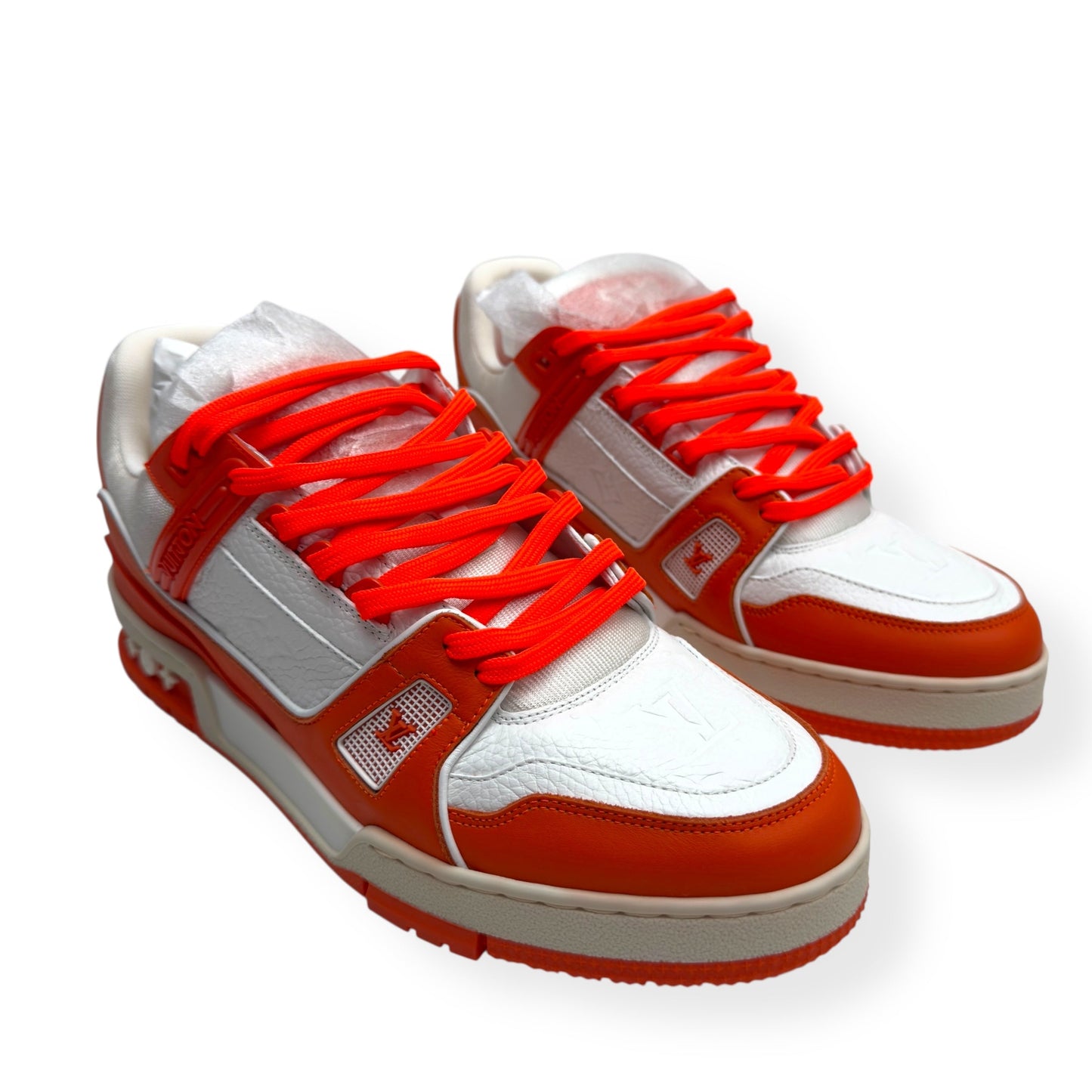 LOUIS VUITTON LV TRAINER LUXURY ORANGE UK8 | UK 8, Orange