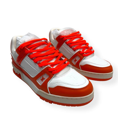LOUIS VUITTON LV TRAINER LUXURY ORANGE UK8 | UK 8, Orange