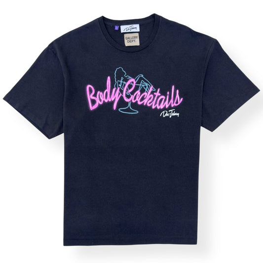 GALLERY DEPT. BODY COCKTAILS T-SHIRT BLACK / PINK XL | XL, Black