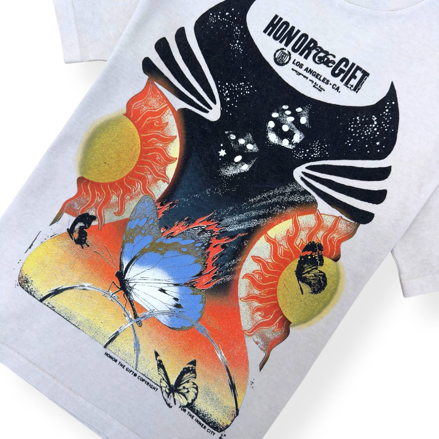 HONOR THE GIFT HIGHER POWER T-SHIRT PIGMENT M | Medium, Grey
