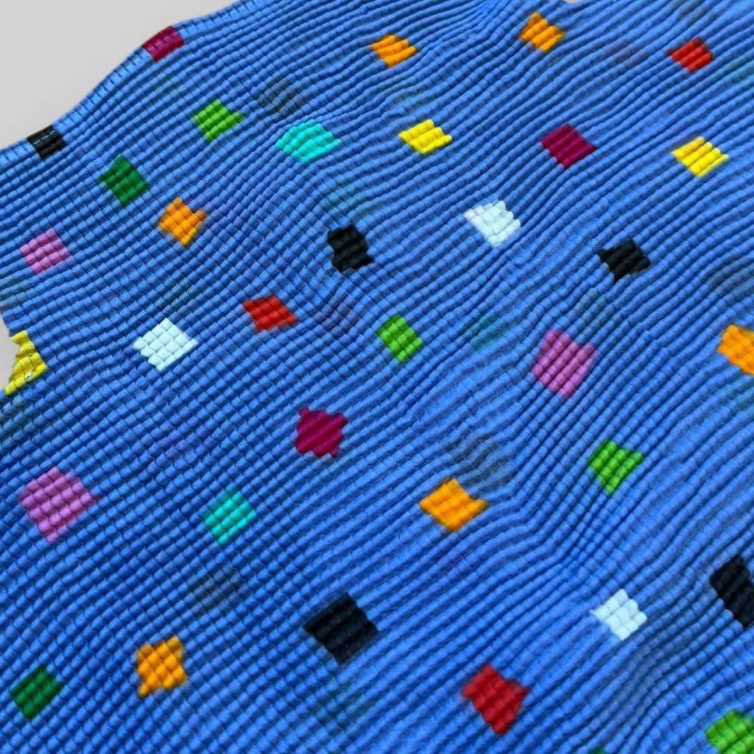 Issey Miyake ME 2000's Deadstock Pleated Mock Neck Top S