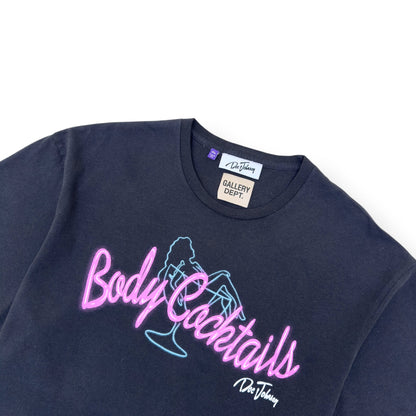 GALLERY DEPT. BODY COCKTAILS T-SHIRT BLACK / PINK XL | XL, Black