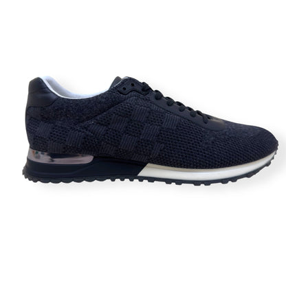 LOUIS VUITTON DAMIER MESH RUN AWAY SNEAKER BLACK UK9.5 | UK 9.5, Black