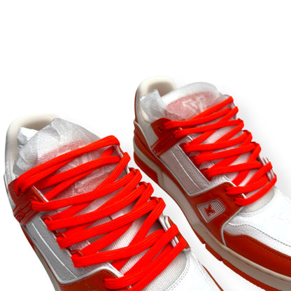 LOUIS VUITTON LV TRAINER LUXURY ORANGE UK8 | UK 8, Orange
