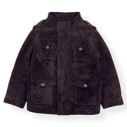 TOM FORD SUEDE LEATHER JACKET BROWN AGE2 | 2-3 years, Brown