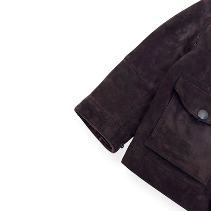 TOM FORD SUEDE LEATHER JACKET BROWN AGE2 | 2-3 years, Brown