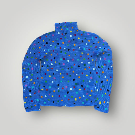 Issey Miyake ME 2000's Deadstock Pleated Mock Neck Top S