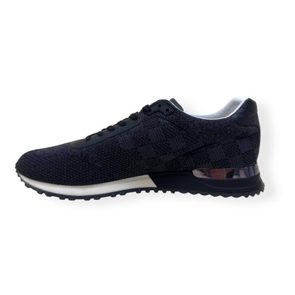 LOUIS VUITTON DAMIER MESH RUN AWAY SNEAKER BLACK UK9.5 | UK 9.5, Black