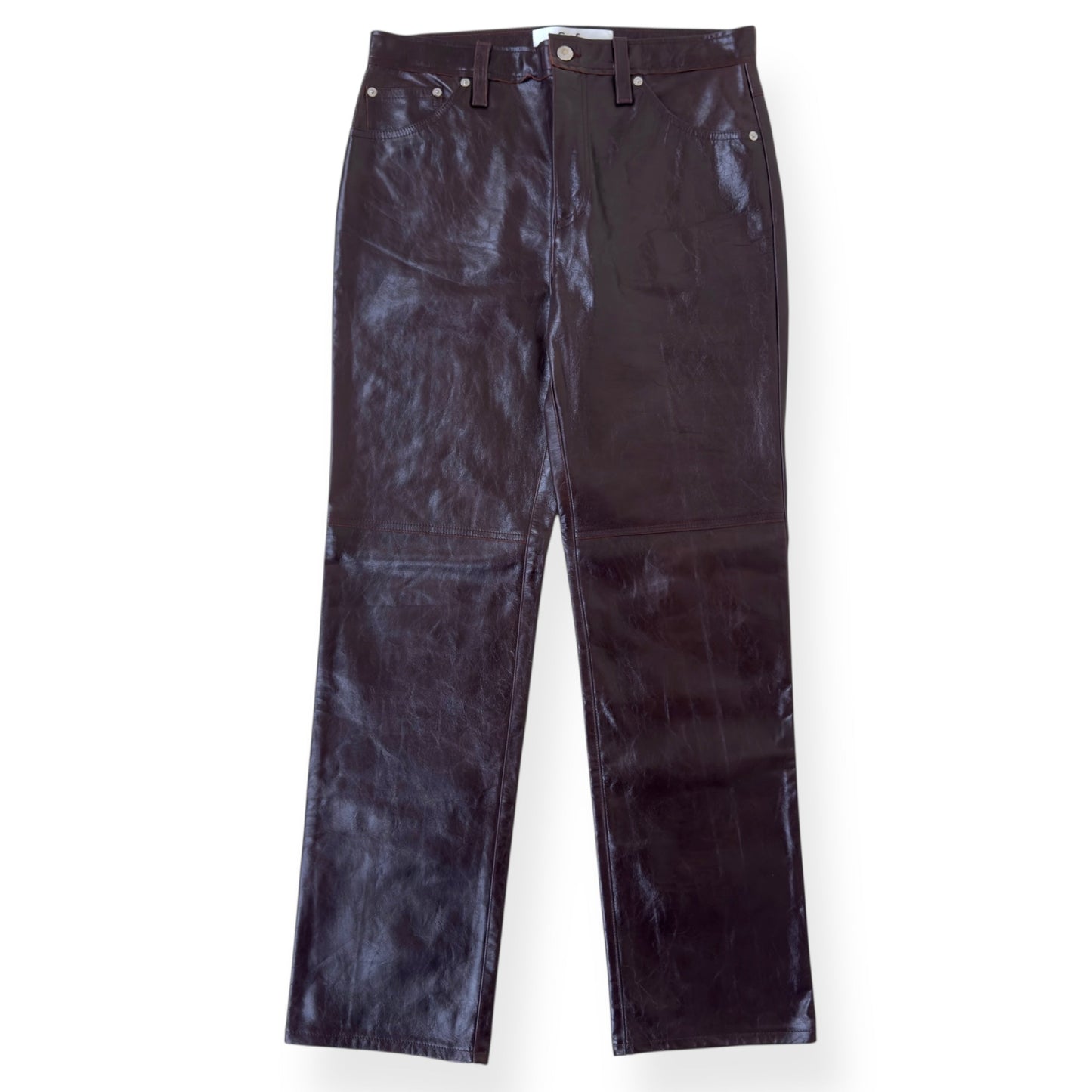 SÉFR EITO LEATHER TROUSERS MATARO RED L | Large, Red