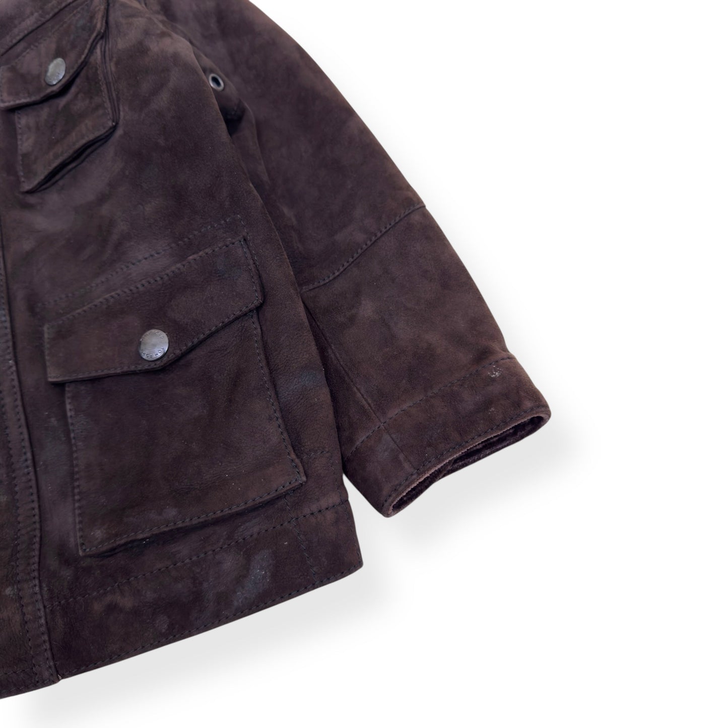 TOM FORD SUEDE LEATHER JACKET BROWN AGE2 | 2-3 years, Brown