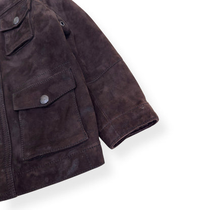 TOM FORD SUEDE LEATHER JACKET BROWN AGE2 | 2-3 years, Brown