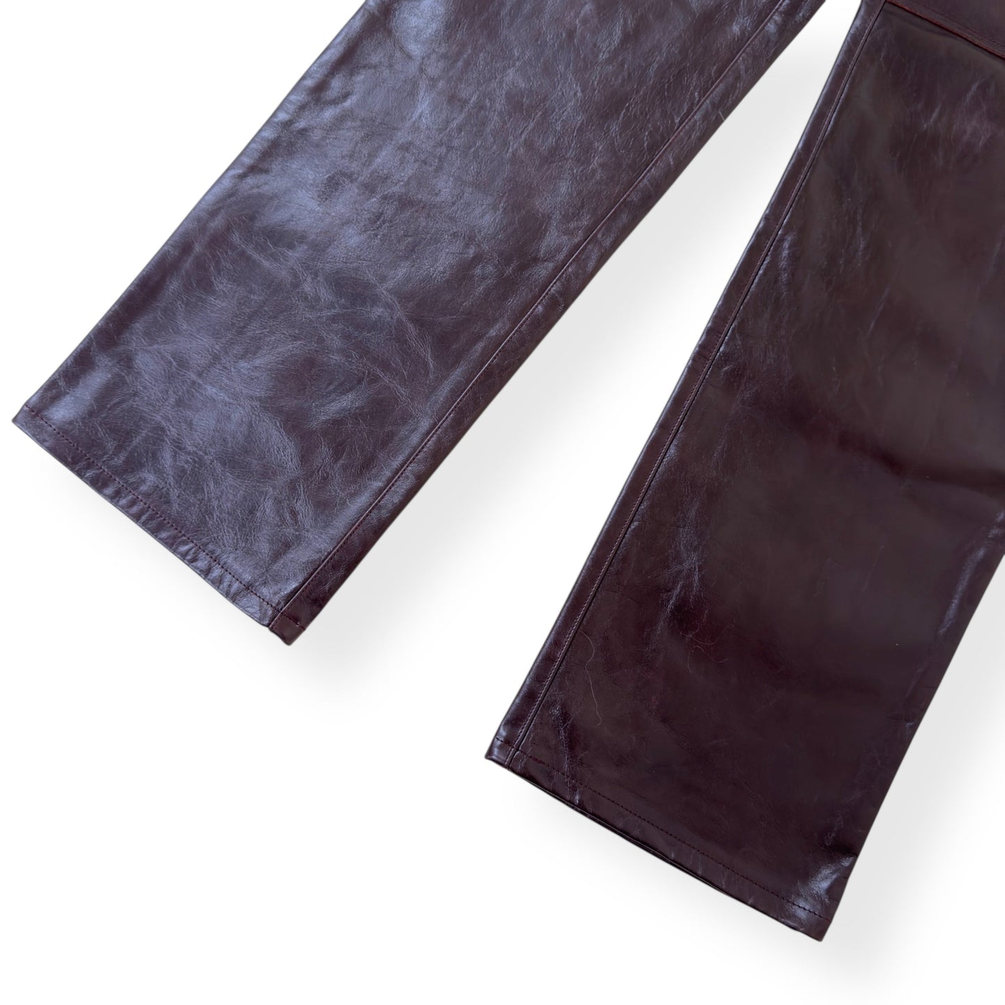 SÉFR EITO LEATHER TROUSERS MATARO RED L | Large, Red