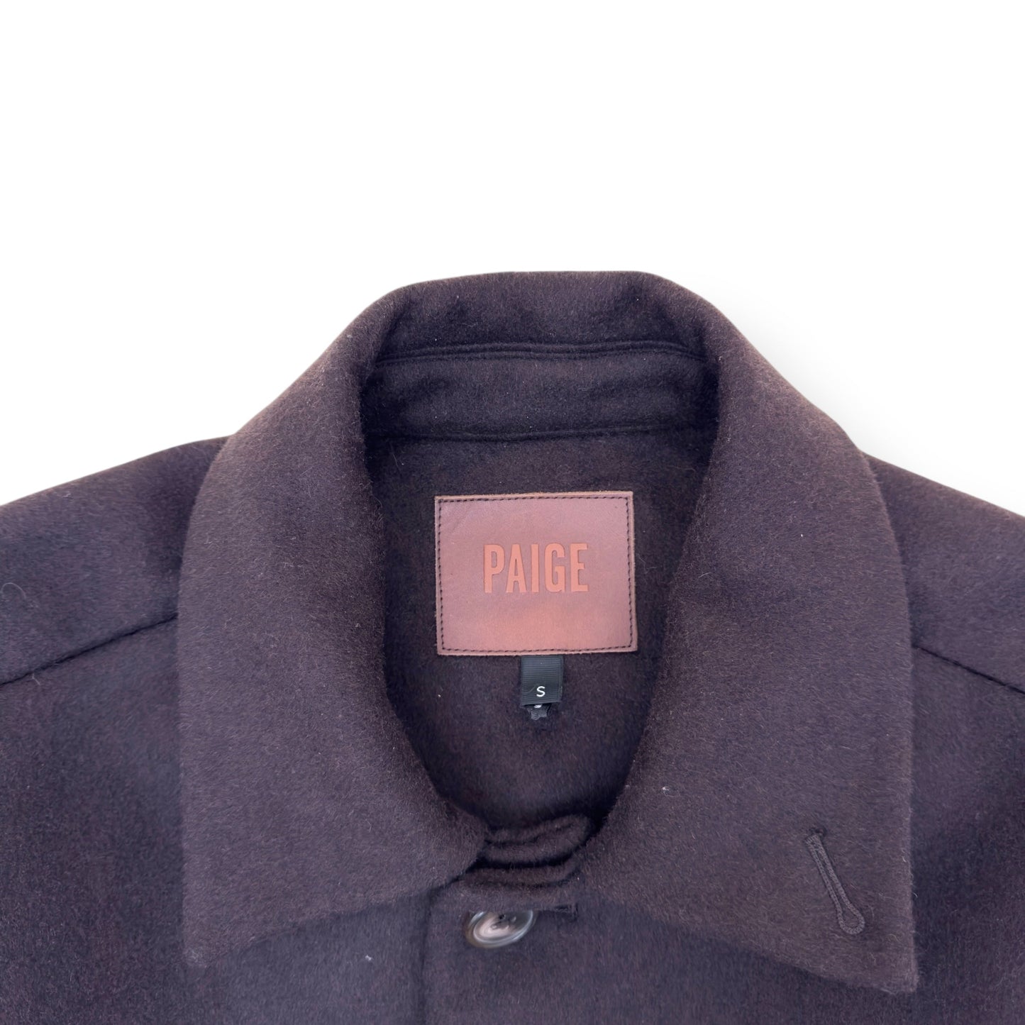 PAIGE WOOL-BLEND PENNINGTON OVERCOAT BROWN S | Small, Brown