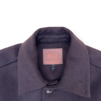 PAIGE WOOL-BLEND PENNINGTON OVERCOAT BROWN S | Small, Brown