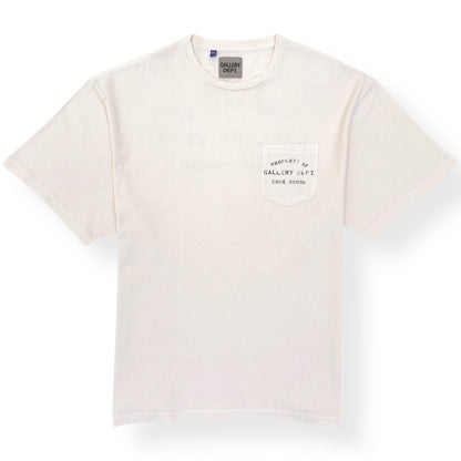 GALLERY DEPT. POCKET LOGO T-SHIRT NATURAL XXL | XXL