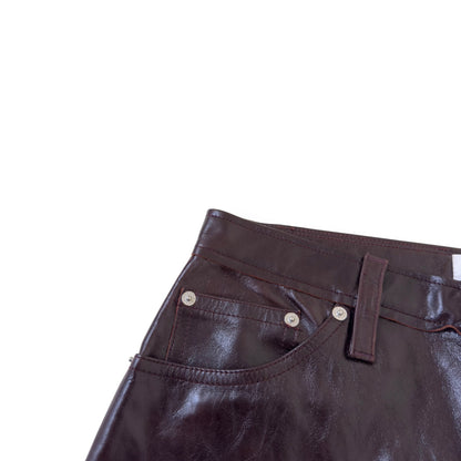 SÉFR EITO LEATHER TROUSERS MATARO RED L | Large, Red