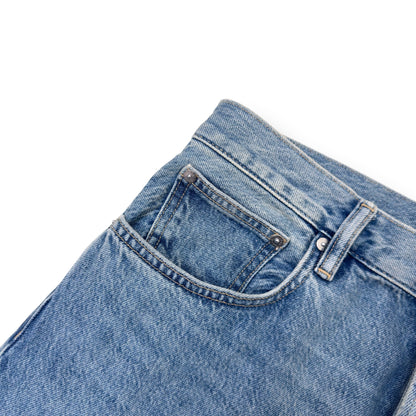 ARKET STRAIGHT LEG DENIM JEANS MID BLUE W32” | W32, Blue
