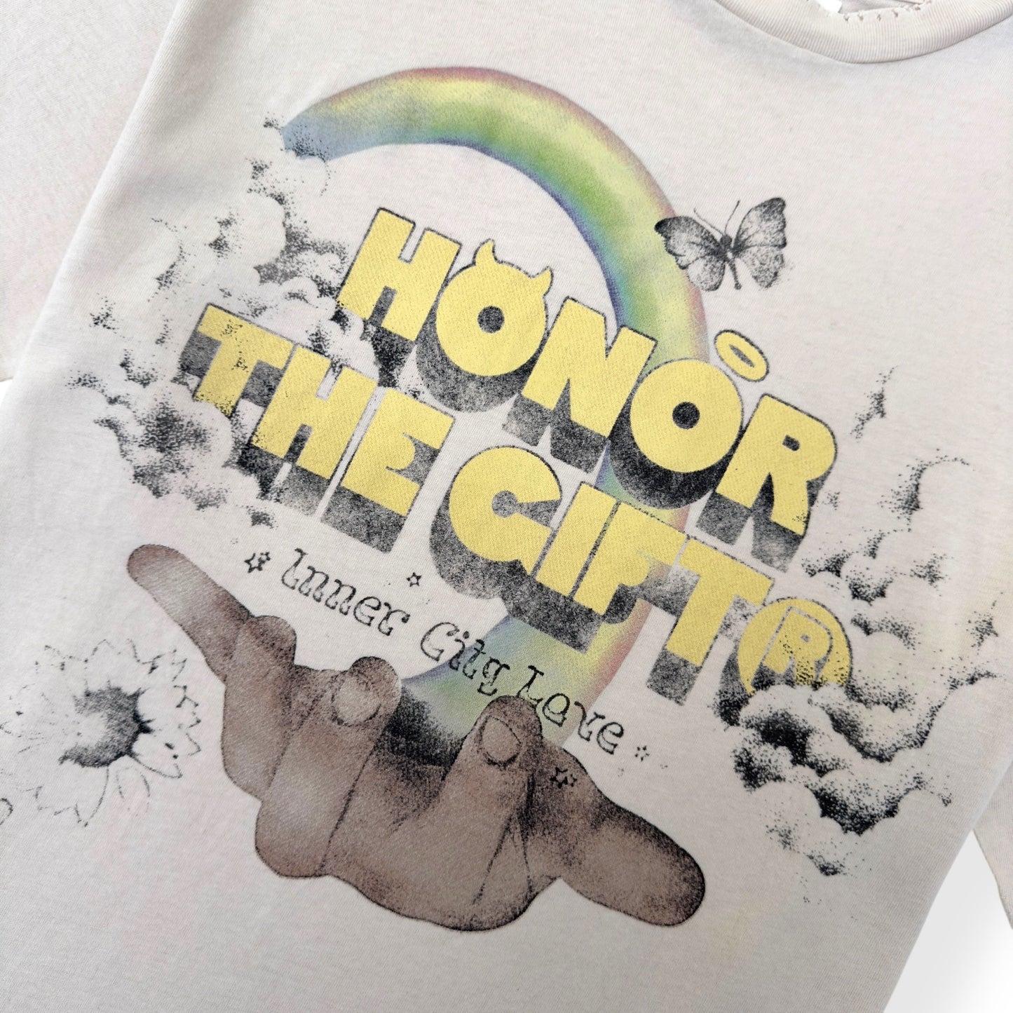 HONOR THE GIFT GRAPHIC T-SHIRT BEIGE M | Medium, Beige
