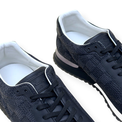 LOUIS VUITTON DAMIER MESH RUN AWAY SNEAKER BLACK UK9.5 | UK 9.5, Black