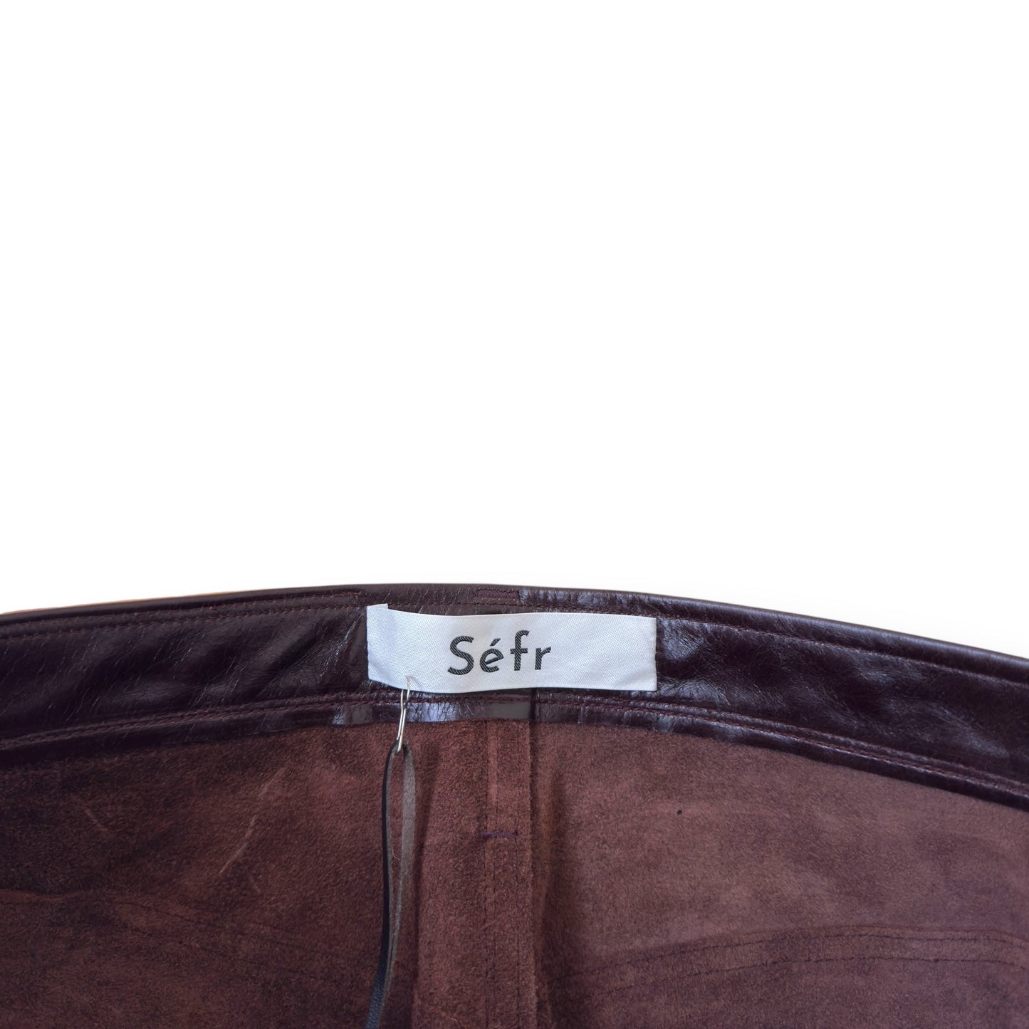 SÉFR EITO LEATHER TROUSERS MATARO RED L | Large, Red