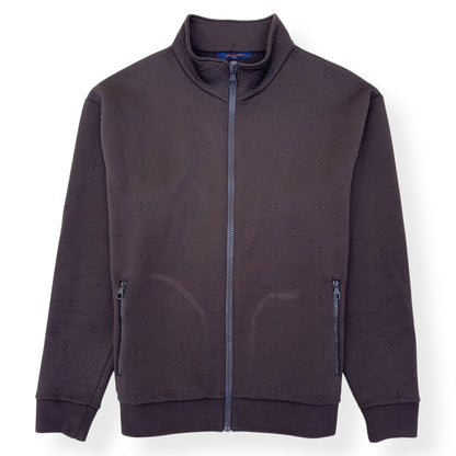 LOUIS VUITTON MONOGRAM FLEECE TRACKSUIT JACKET BROWN XXL | XXL, Brown