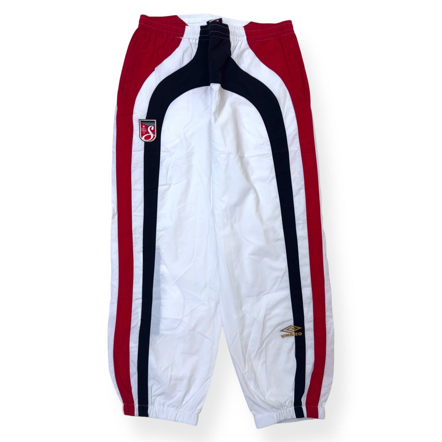 SUPREME X UMBRO TRACK PANTS WHITE / RED L | Large, Red