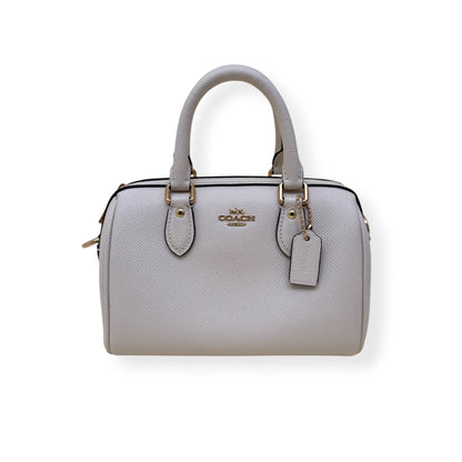 COACH LEATHER ROWAN CROSSBODY BAG CHALK MINI | O/S, Chalk
