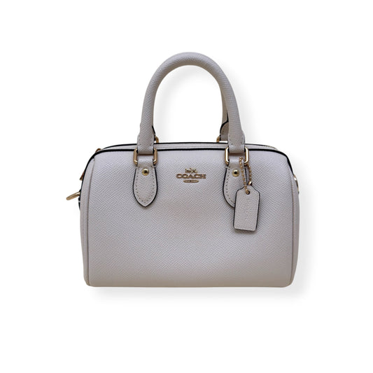 COACH LEATHER ROWAN CROSSBODY BAG CHALK MINI | O/S, Chalk