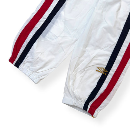 SUPREME X UMBRO TRACK PANTS WHITE / RED L | Large, Red