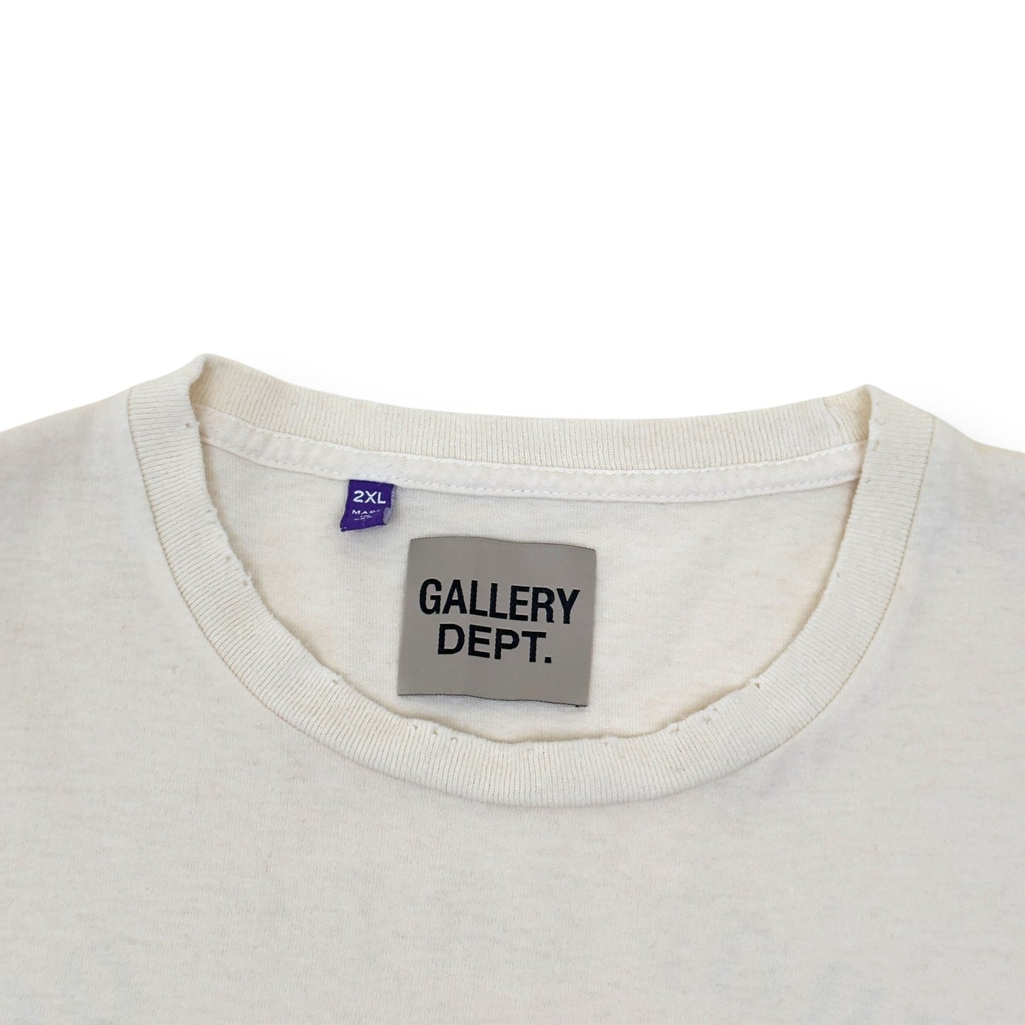 GALLERY DEPT. POCKET LOGO T-SHIRT NATURAL XXL | XXL