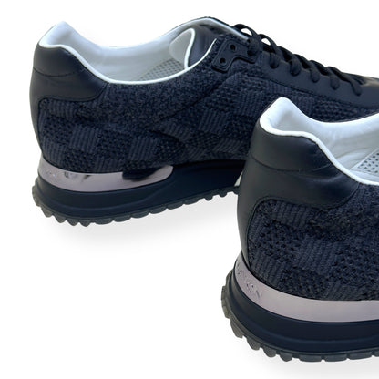 LOUIS VUITTON DAMIER MESH RUN AWAY SNEAKER BLACK UK9.5 | UK 9.5, Black