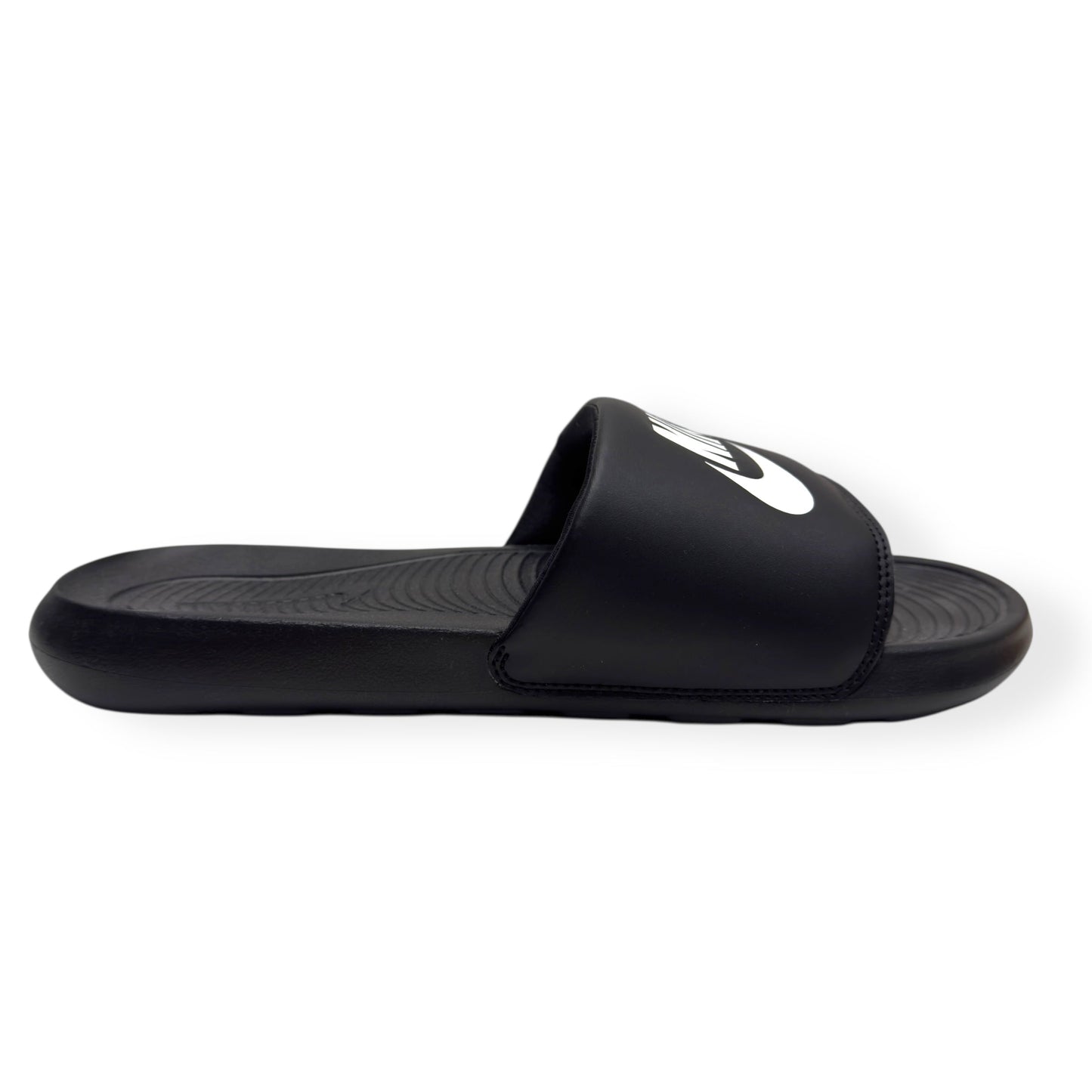 NIKE VICTORI ONE SLIDES BLACK / WHITE UK11 | UK 11, Black