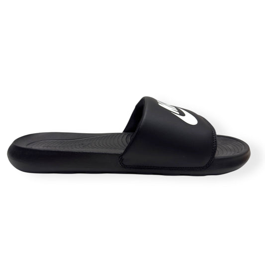 NIKE VICTORI ONE SLIDES BLACK / WHITE UK11 | UK 11, Black