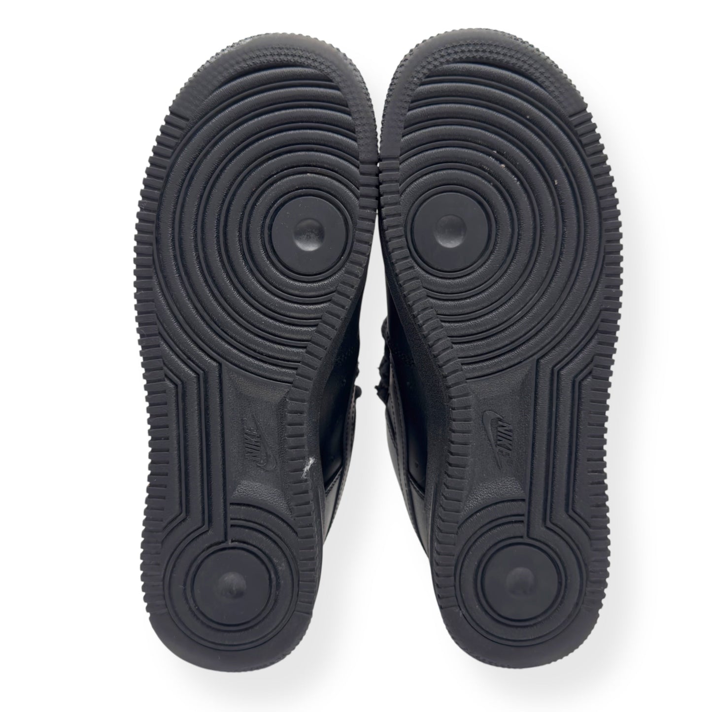 NIKE AIR FORCE 1 ROPE LACE SNEAKER BLACK UK7.5 | UK 7.5, Black