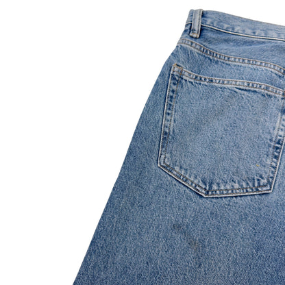 ARKET STRAIGHT LEG DENIM JEANS MID BLUE W32” | W32, Blue