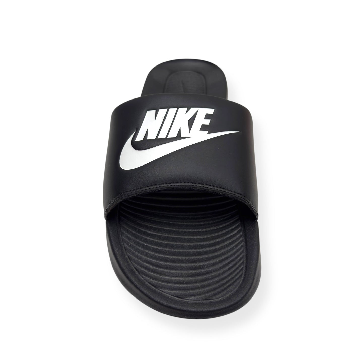 NIKE VICTORI ONE SLIDES BLACK / WHITE UK11 | UK 11, Black