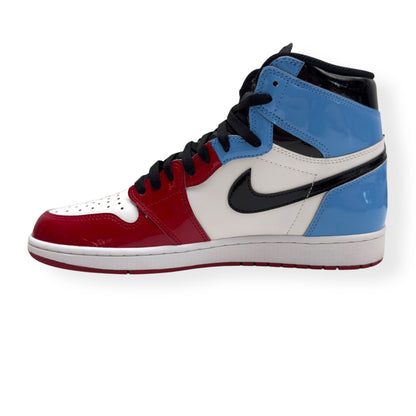 NIKE AIR JORDAN 1 RETRO HIGH SNEAKER FEARLESS UNC CHICAGO UK11 | UK 11, Red, Blue, White, Black