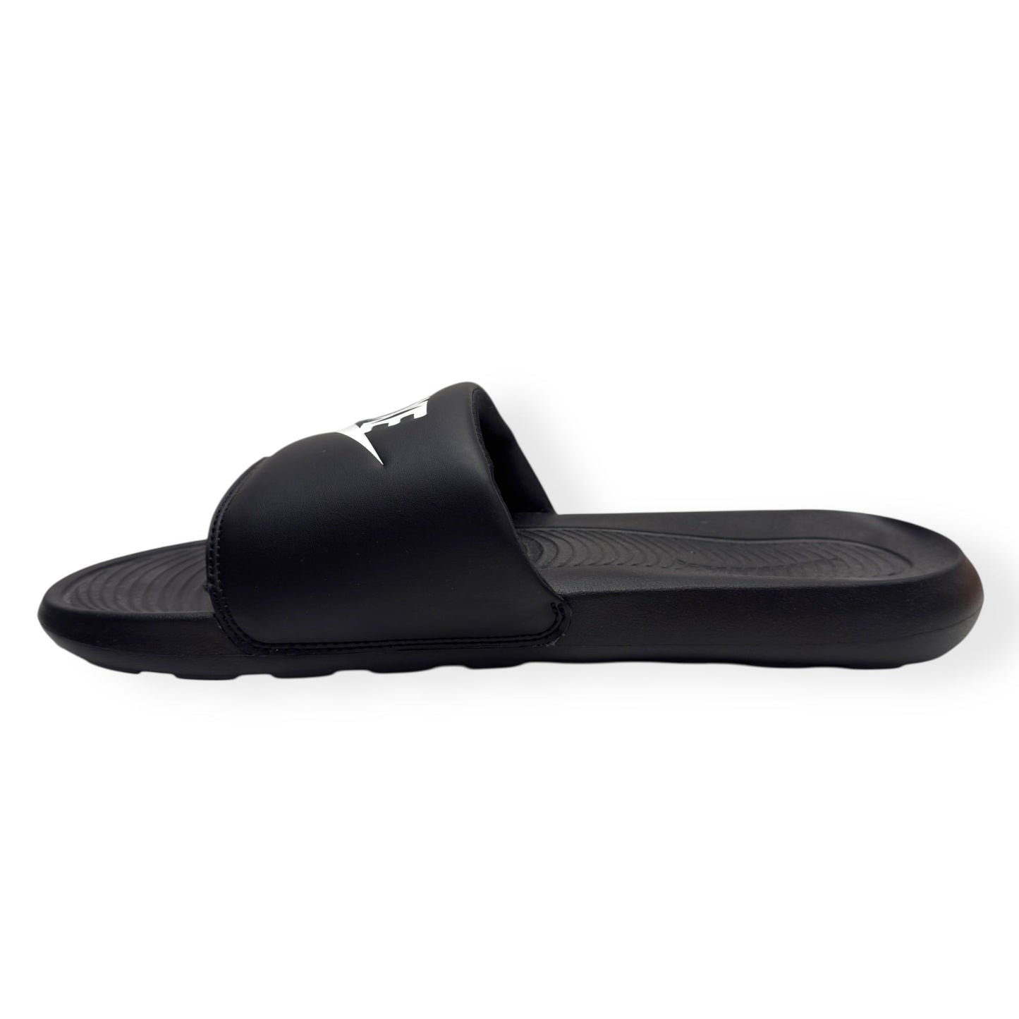 NIKE VICTORI ONE SLIDES BLACK / WHITE UK11 | UK 11, Black