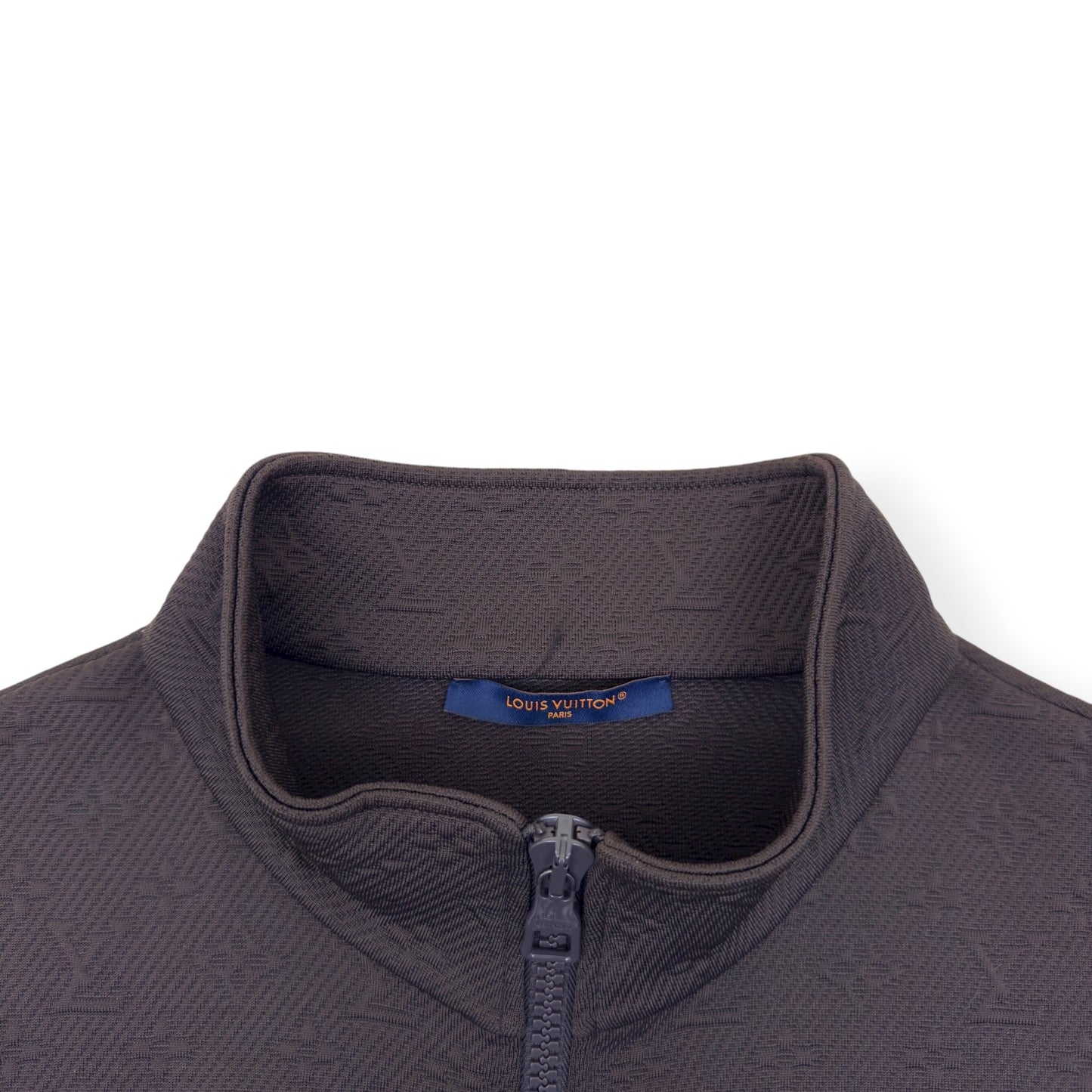 LOUIS VUITTON MONOGRAM FLEECE TRACKSUIT JACKET BROWN XXL | XXL, Brown