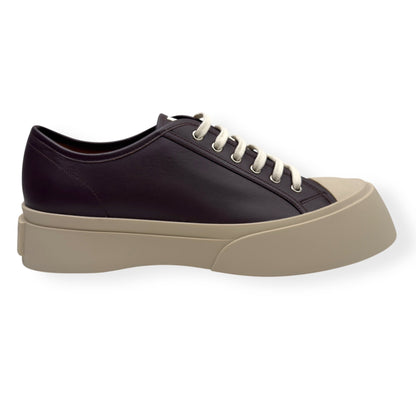 MARNI PABLO CALF LEATHER SNEAKER BROWN 45 / UK11 | UK 11, Brown