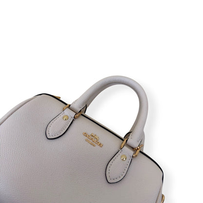 COACH LEATHER ROWAN CROSSBODY BAG CHALK MINI | O/S, Chalk