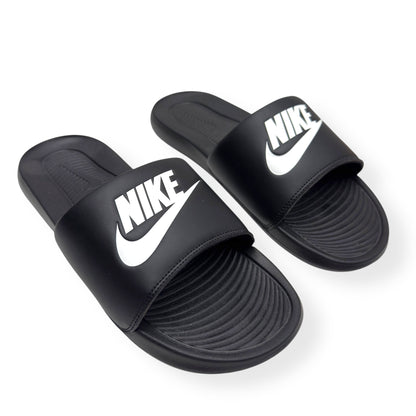 NIKE VICTORI ONE SLIDES BLACK / WHITE UK11 | UK 11, Black