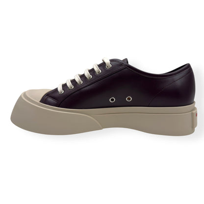 MARNI PABLO CALF LEATHER SNEAKER BROWN 45 / UK11 | UK 11, Brown