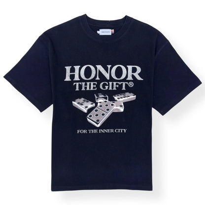HONOR THE GIFT DOMINOS T-SHIRT BLACK L | Large, Black